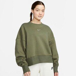 NIKE Sportswear Phoenix Women's Oversized Crewneck Fleece Sweatshirt Medium